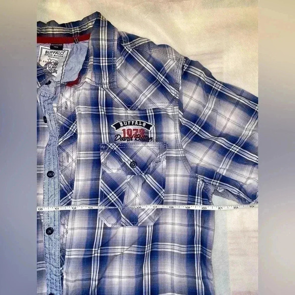 Buffalo premium shirts men’s cotton shirt 👕 for summer short sleeve - Picture 8 of 10